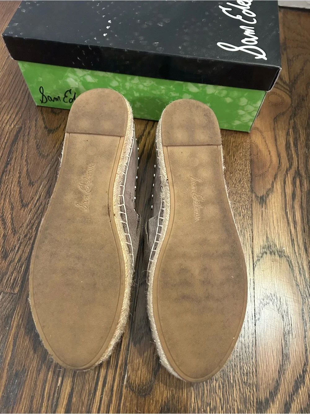 Sam Edelman Koda Suede Studded Espadrille Slip-Ons